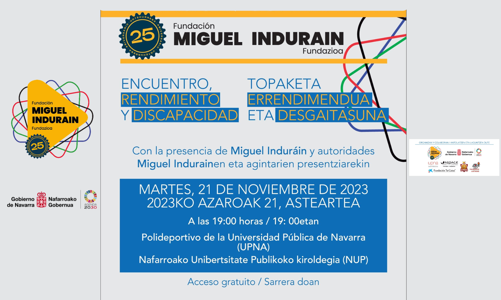 ENCUENTRO, RENDIMIENTO Y DISCAPACIDAD